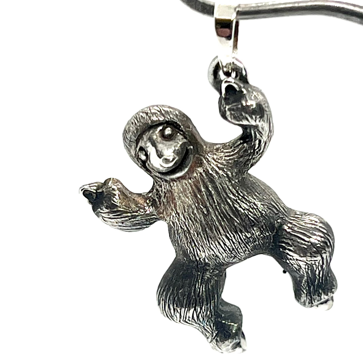 Bellingham Hanging Sloth Pendant – Sterling Silver 925